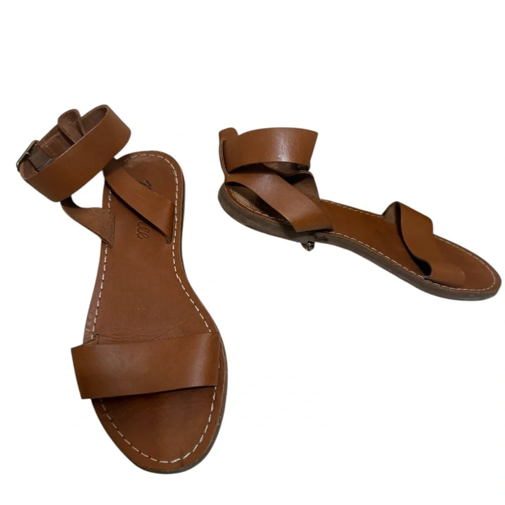 Madewell | Tan Leather Sandals Size 6